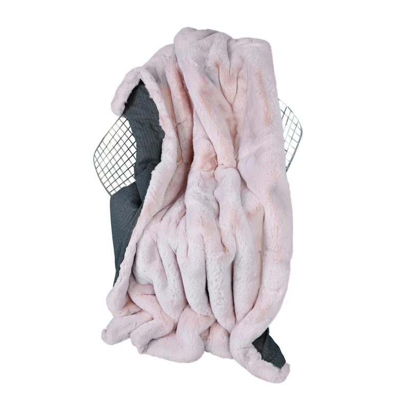 Felldecke Star Home Wohndecke Donna petal rosa Webpelz Fell 130x170