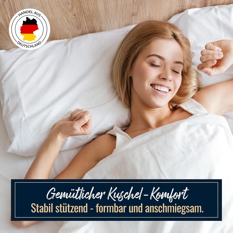 dormabell premium Gänsedaunen Nackenstützkissen Kopfkissen 40x80