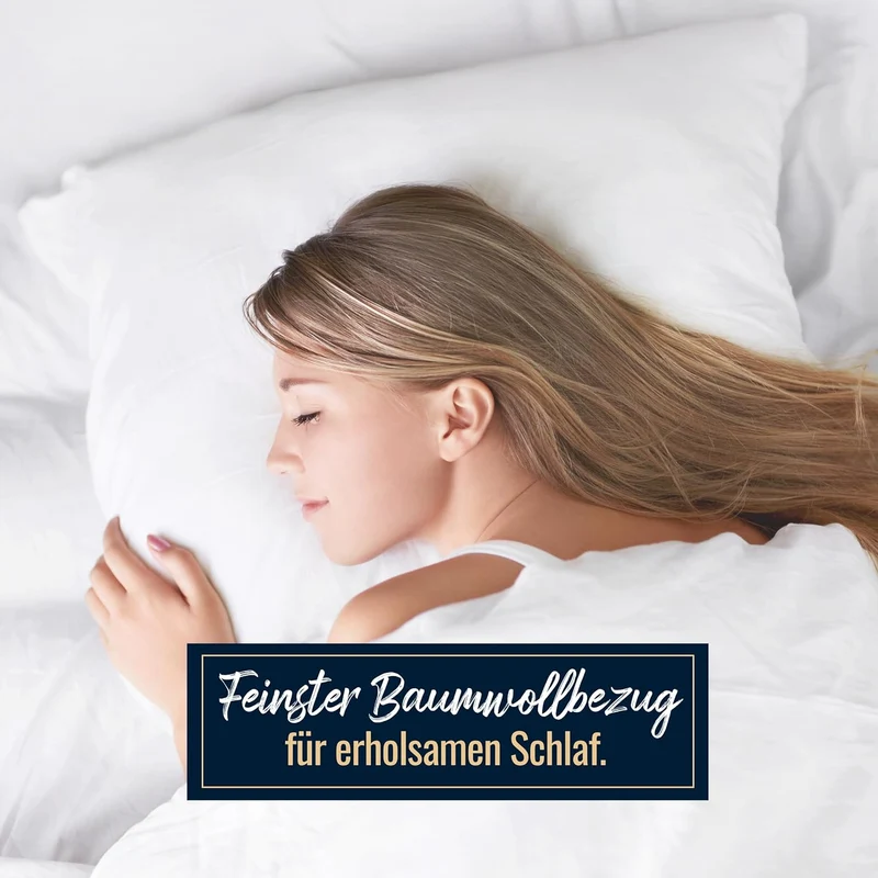 dormabell premium Gänsedaunen Nackenstützkissen Kopfkissen 40x80