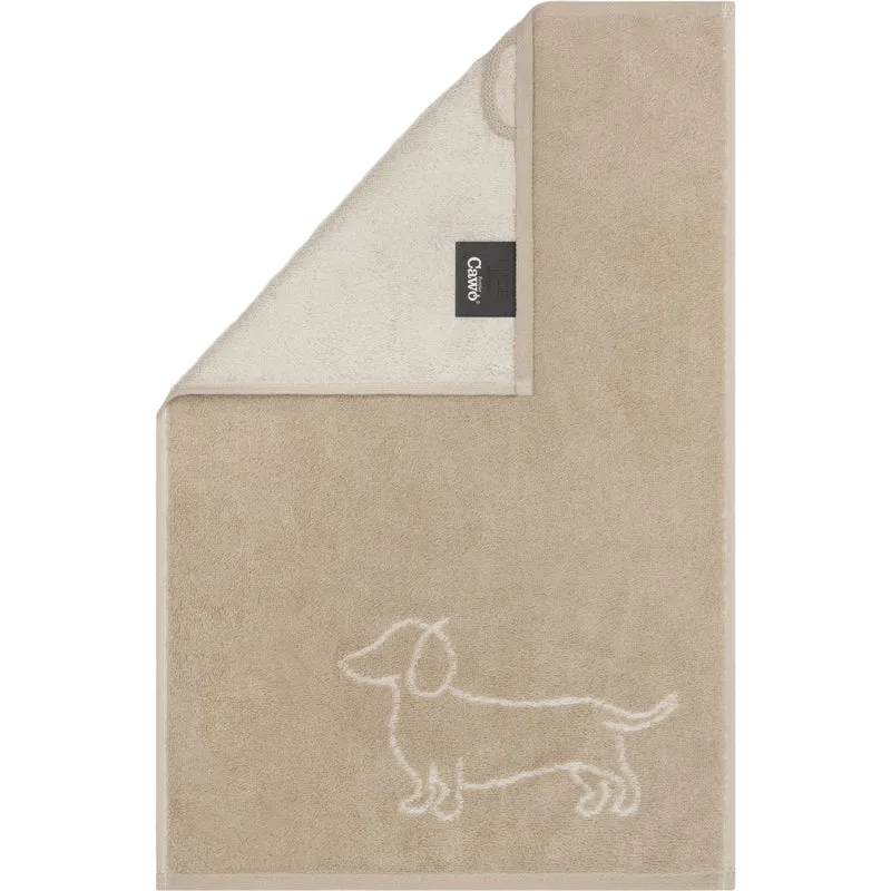 Handtuch-Serie We Love Dogs Companion Dackel Natur