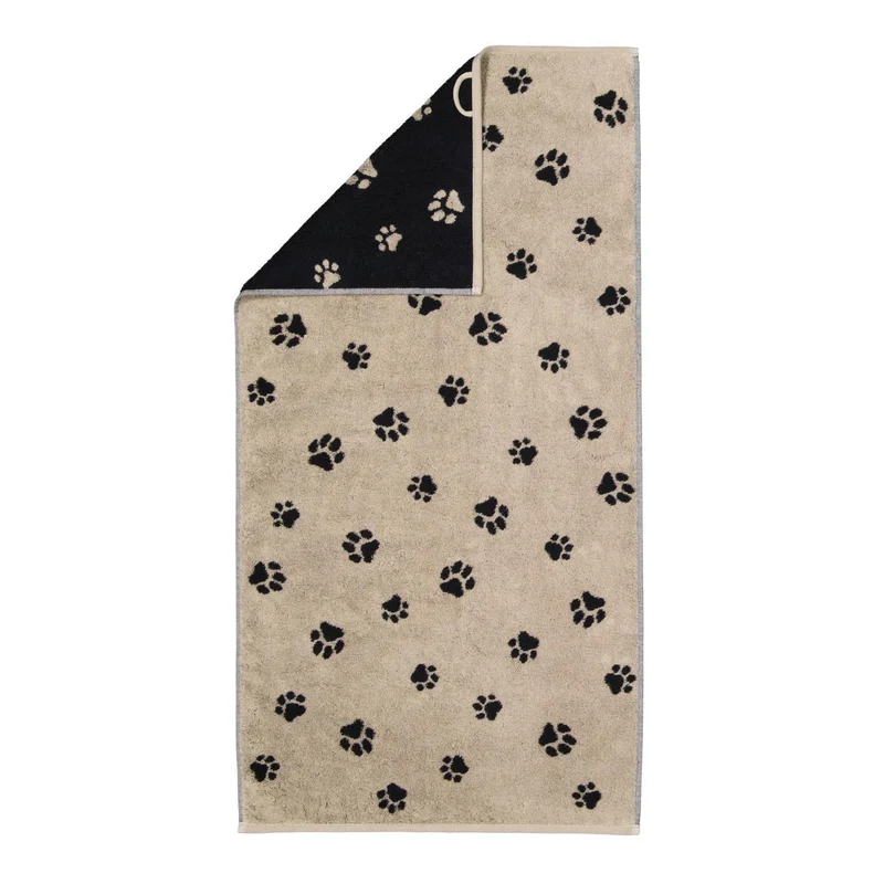 Handtuch-Serie We Love Dogs Pfoten Schwarz