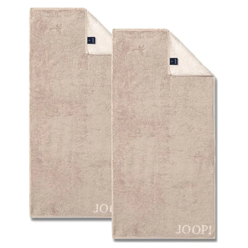 2er Handtuch-Set 50 x 100 cm Classic Sand Beige