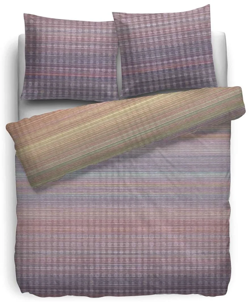 HnL Satin Bettwäsche Stripe Gradient Gestreift Multi
