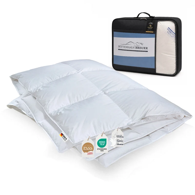 Daunendecke 155 x 220 cm Winter 100% Daunen