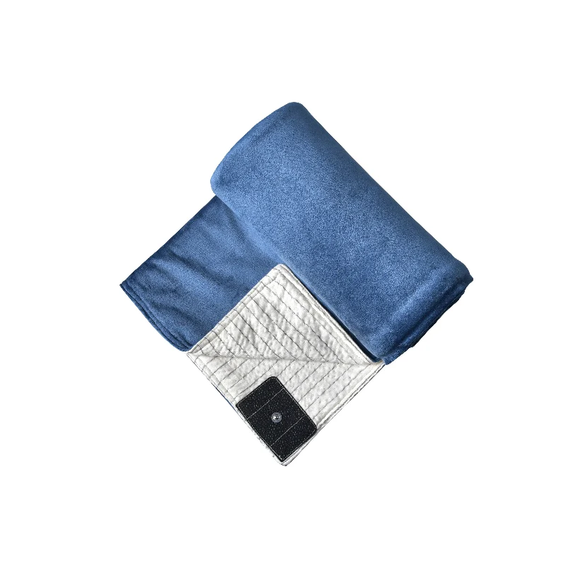 Grounding blanket with conductive silver fiber – Earthing throw for better sleep and wellness