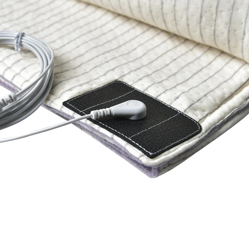 Grounding blanket with conductive silver fiber – Earthing throw for better sleep and wellness