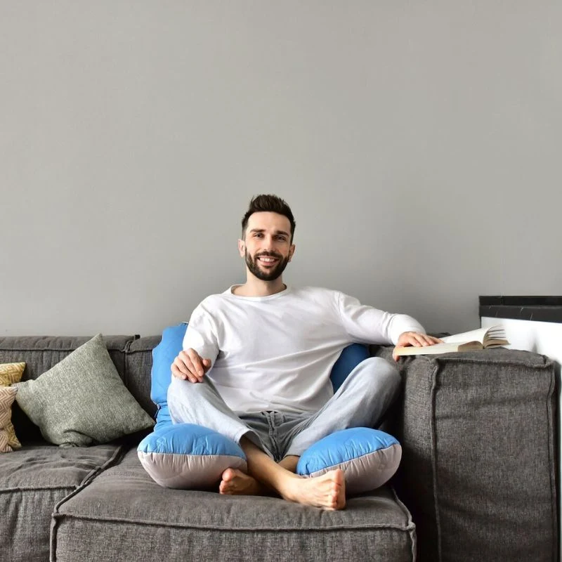 U-shaped supportive full body pillow
