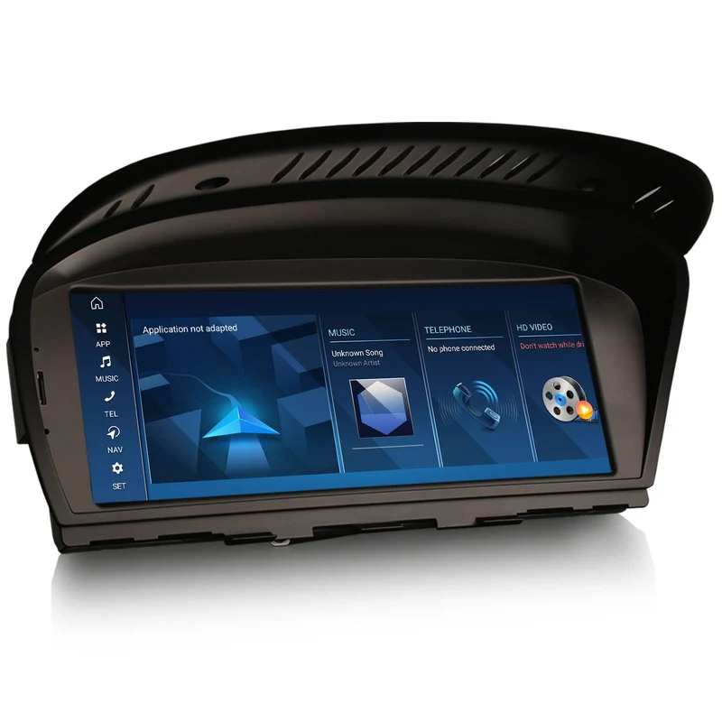 Qualcomm 8-Kern 8GB+128GB Erisin Android 16 Autoradio Bluetooth GPS Navi für BMW E60 E61 E63 E64 E90