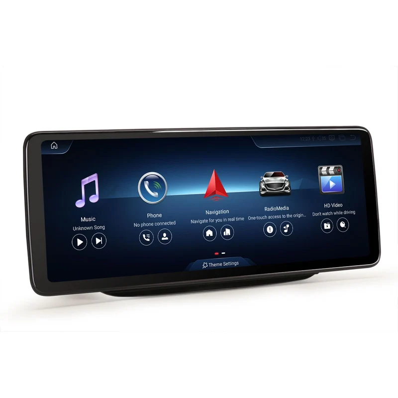 Erisin 12.3 Zoll Qualcomm 8-Kern 8GB+128GB Android 16 Autoradio GPS Navigation Bluetooth 5.1 für Mer
