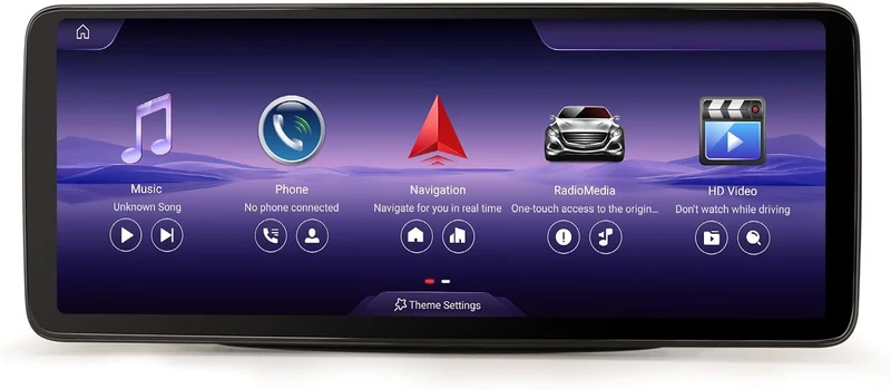Erisin 12.3 Zoll Qualcomm 8-Kern 8GB+128GB Android 16 Autoradio GPS Navigation Bluetooth 5.1 für Mer