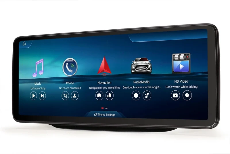 Erisin 12.3 Zoll Qualcomm 8-Kern 8GB+128GB Android 16 Autoradio GPS Navigation Bluetooth 5.1 für Mer