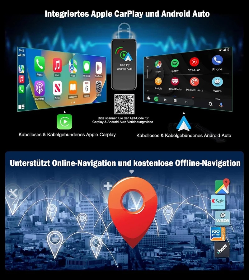 Erisin Qualcomm 12,3 Zoll Android 16 Autoradio Bluetooth für BMW X1 F48