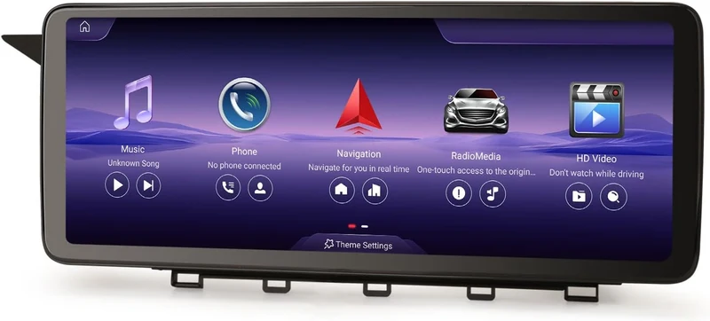 Erisin 12,3 Zoll Android 16 Autoradio für Mercedes Benz GLK X204 2009-2012 NTG 4.0, Qualcomm Snapdra