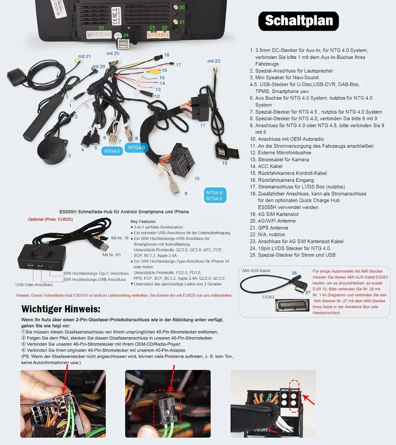 Erisin 12,3 Zoll Android 16 Autoradio für Mercedes Benz GLK X204 2009-2012 NTG 4.0, Qualcomm Snapdra