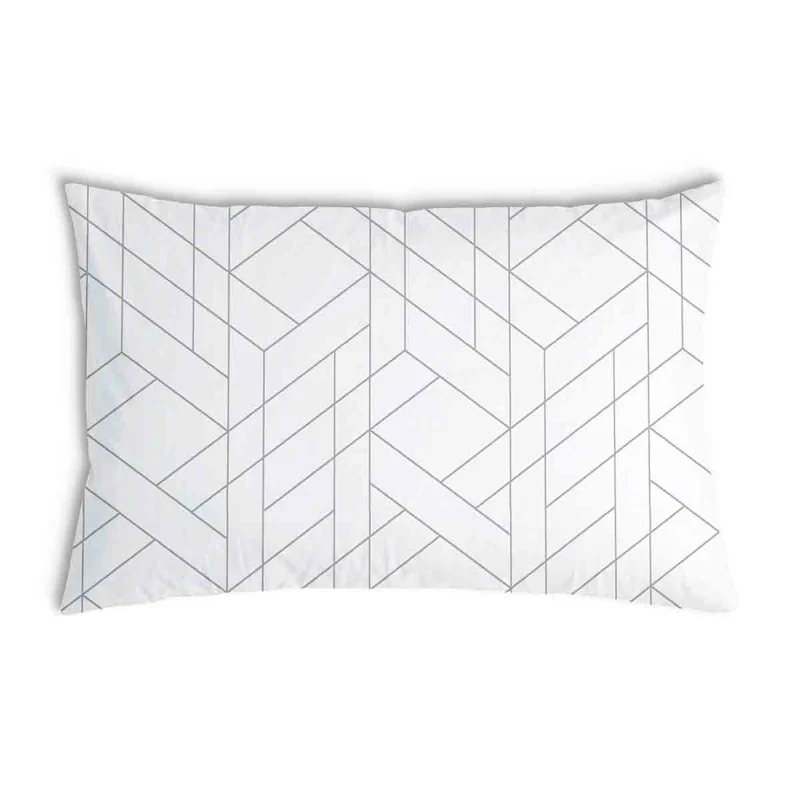 Gesundheitskissen Weiß mit geometrischem Muster
