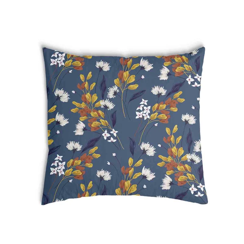 Gesundheitskissen Blau mit Blumenstrauß