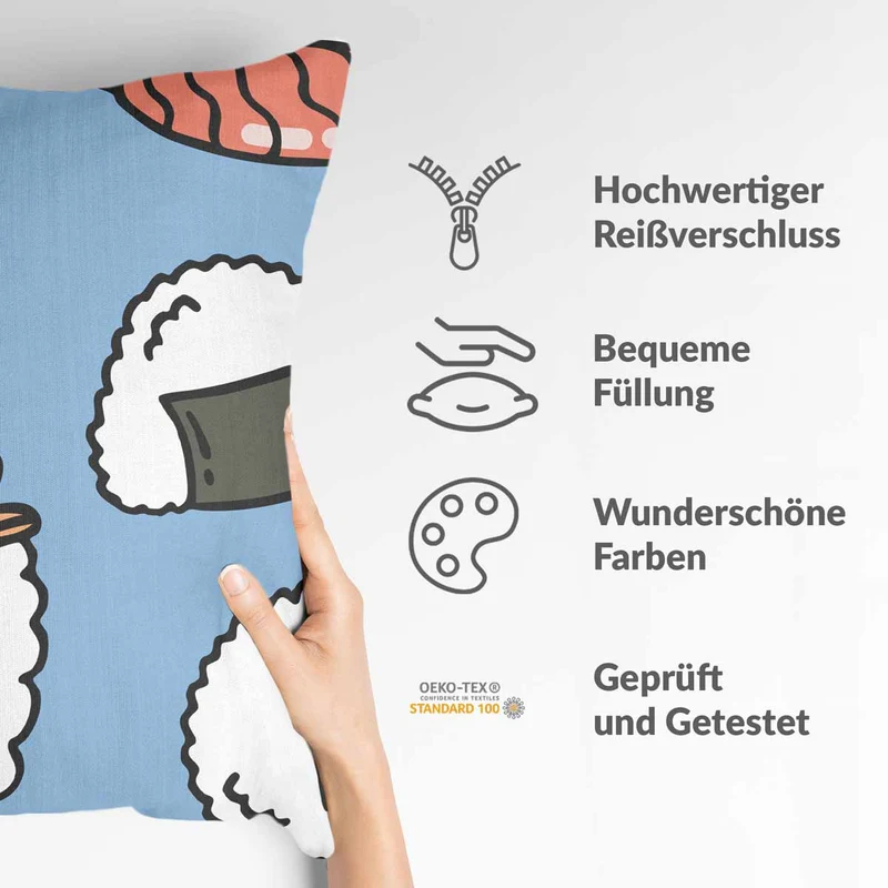 Gesundheitskissen mit Sashimi