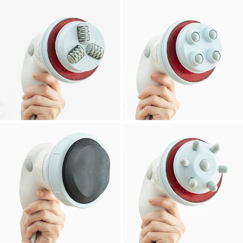 Pack Masajeador Anticelulítico Vibratorio con Infrarrojos 5 en 1 y Loción Corporal Reafirmante InnovaGoods