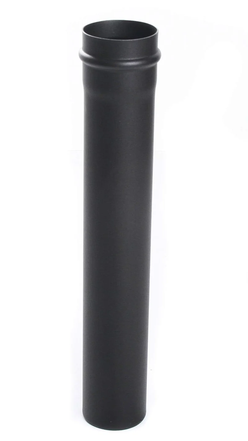 rg-vertrieb Pelletrohr DN 80mm Pellet Ofenrohr Rauchrohr Pellet Bogen 90°Wandfutter T-Stück Rosette