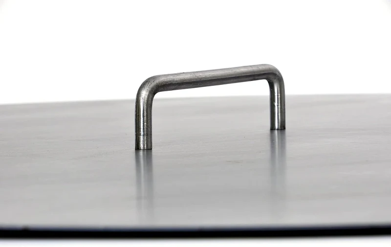 80 cm Deckel für Feuerschalen Feuertonnen Schwenkgrills aus 2,0 mm Stahl mit Griff -