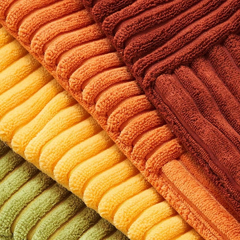 Topfinel Kissenbezug 50x50 4er Set Herbst Kissenbezüge Gelb Orange Kissen Aesthetic Windmühlenform C