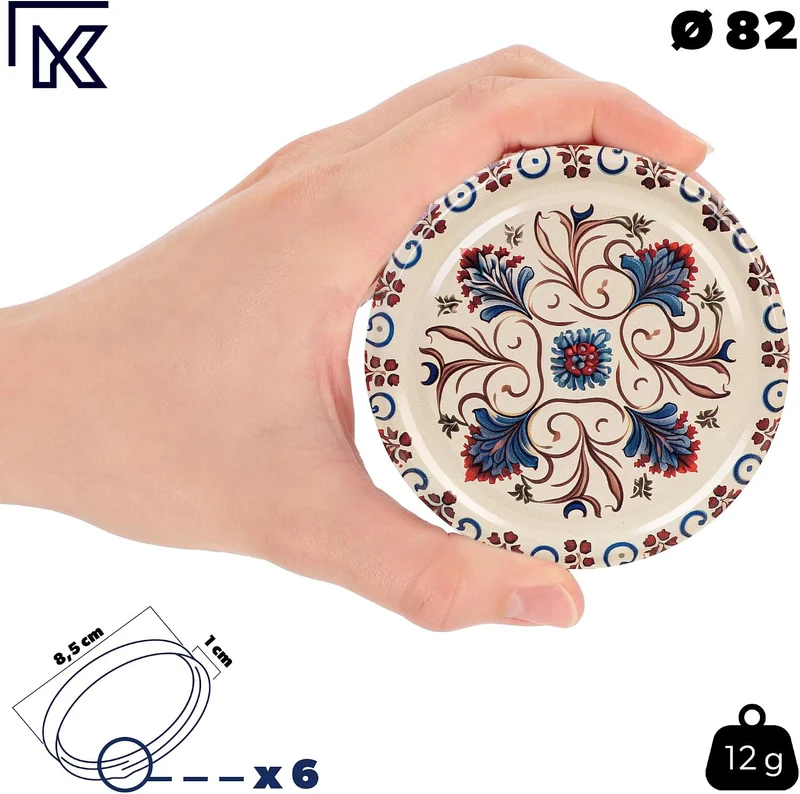 KADAX 8er Set Einmachgläser 510ml TO82, Sturzgläser Mason Jar mit Schraubdeckel, Luftdichte Twist-of