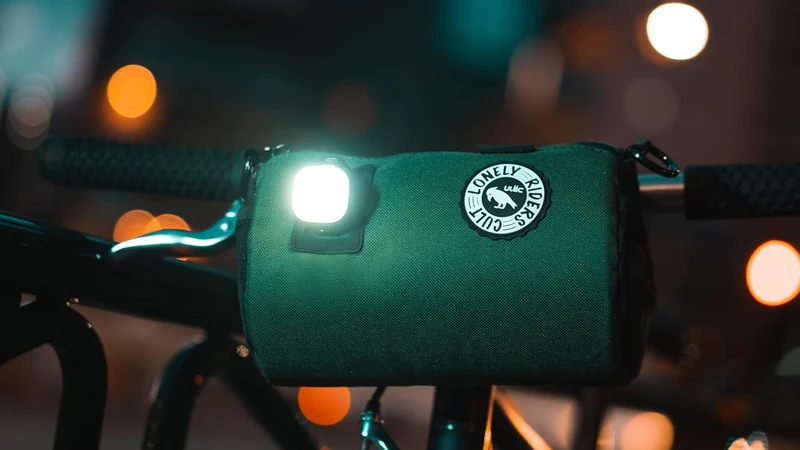 ULAC - Coursier Bike Handlebar Bag | 2,7 L | 20cm x 12cm | Befestigung am Lenker | Für Handy, Flasch