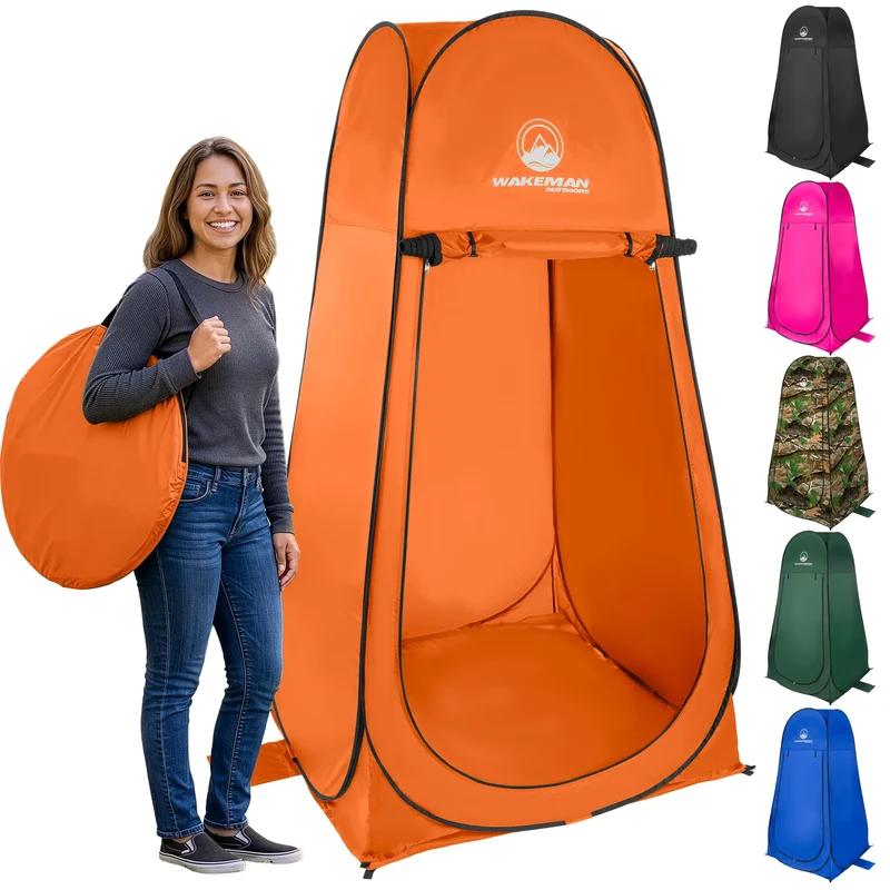 Pop-Up-Pod – Sichtschutz-Duschzelt, Ankleidezimmer oder tragbare Toilettenkabine mit Tragetasche für