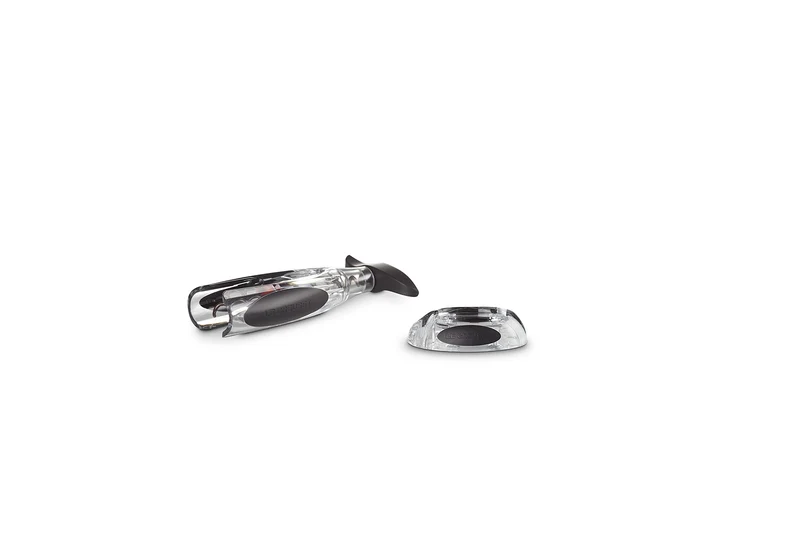 Le Creuset Korkenzieher und Kapselschneider, Wein-Zubehör Geschenk-Set, GS 200 Tischmodell, Crystal,