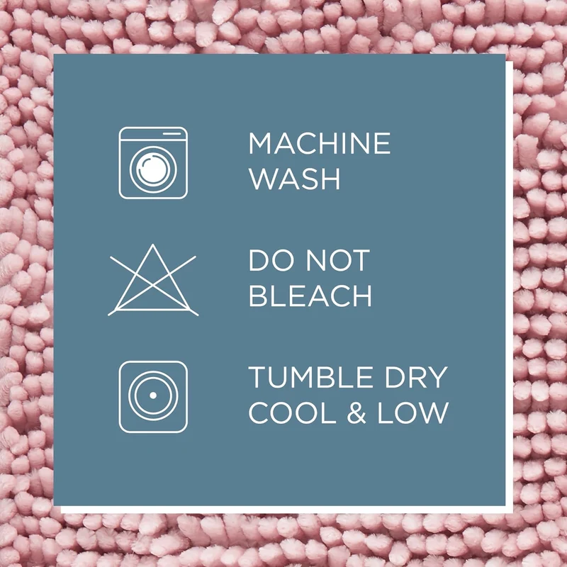 SoHome Spa Step Luxus Plüsch Chenille Shag Maschinenwaschbar Ultra Soft Standard Toilettendeckel Bez