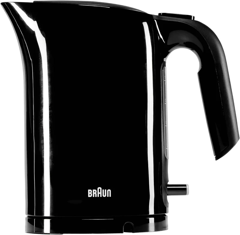 Braun Household WK 3000 BK Wasserkocher | Füllmenge 1,0 l | 2.200 Watt | Schnellkochsystem | Herausn