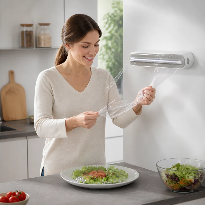 FOILMASTER Pro – Magnetischer Wand-Folienspender mit Sicherheitscutter
