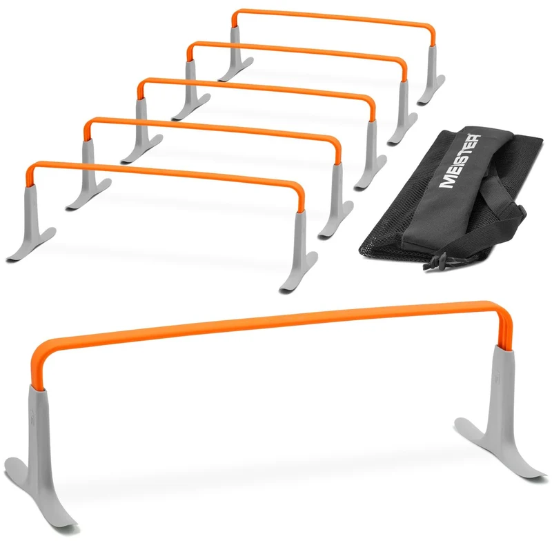 Meister ZoomFlex Agility-Hürden mit Tragetasche – Flex-Safe Modulares Geschwindigkeitstraining Siche