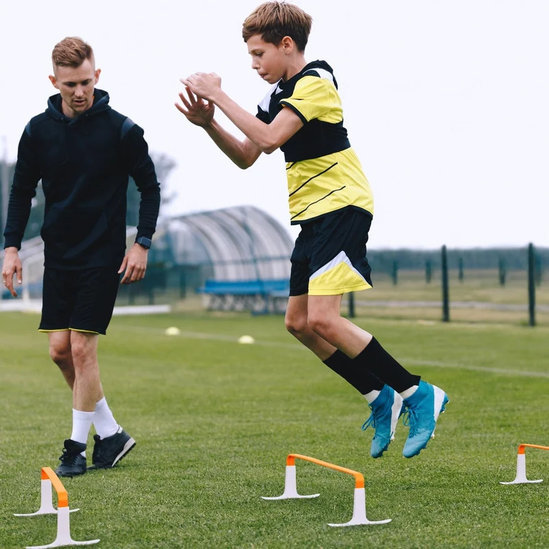 Meister ZoomFlex Agility-Hürden mit Tragetasche – Flex-Safe Modulares Geschwindigkeitstraining Siche