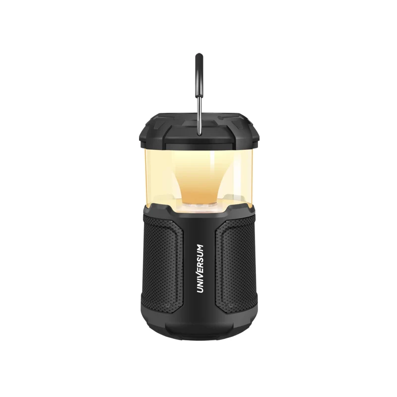UNIVERSUM BT 300 - Outdoor Bluetooth Lautsprecher mit Licht und Powerbank