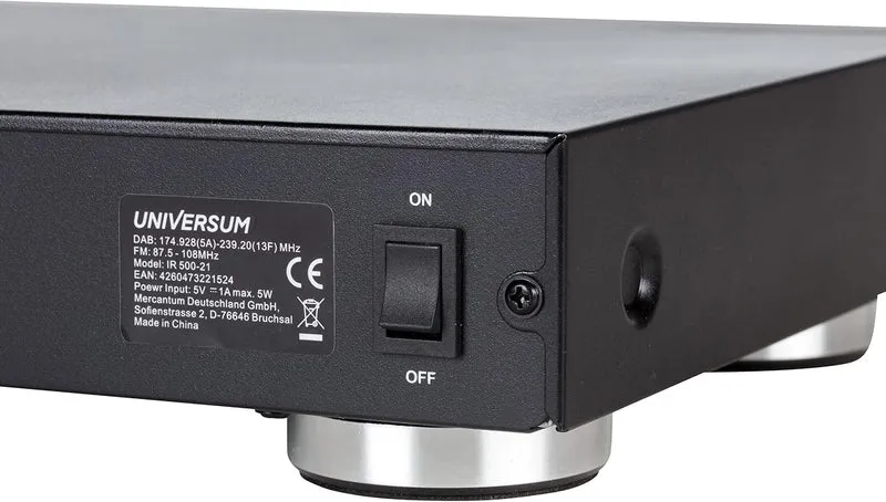 UNIVERSUM Internetradio Bluetooth DAB+ digital Radio Webradio über LAN oder WiFi IR 500-21