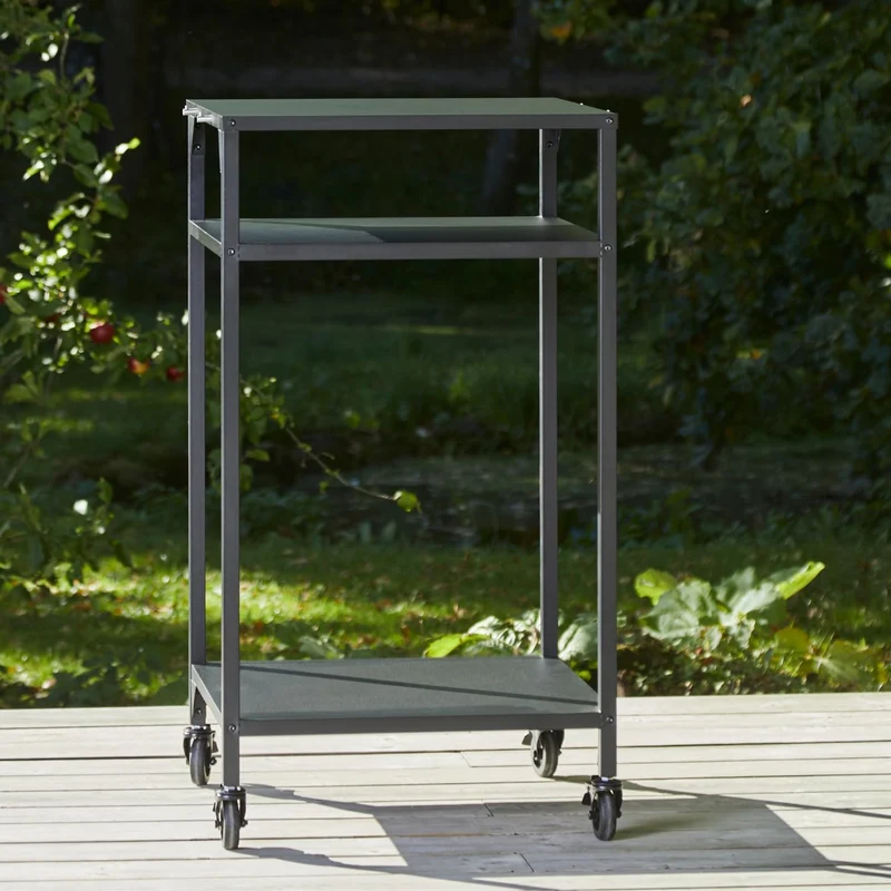 cozze® Hoher Outdoor Küchentisch für den Aussenbereich, z.B. für einen Pizzaofen | T60 cm, H110 cm,