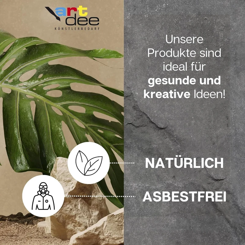 artdee® Speckstein Set 1,5kg mit (5 Feilen und 8 Specksteinraspeln) – Werkzeug zum Schnitzen und Fei