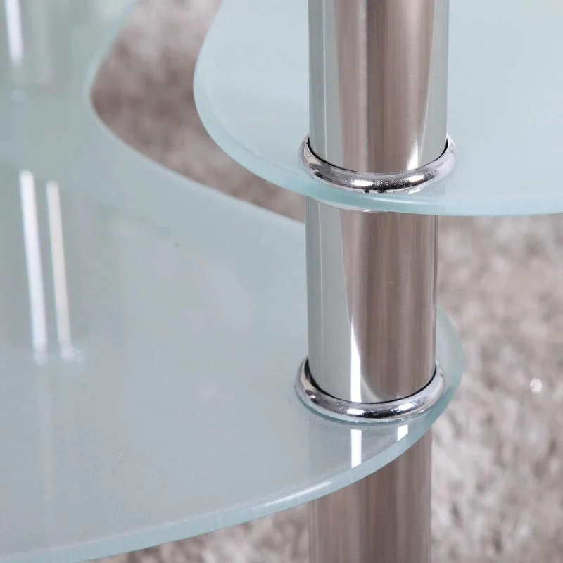 Euro Tische Couchtisch Glas mit 8mm Sicherheitsglas & Facettenschliff - Glastisch perfekt geeignet a