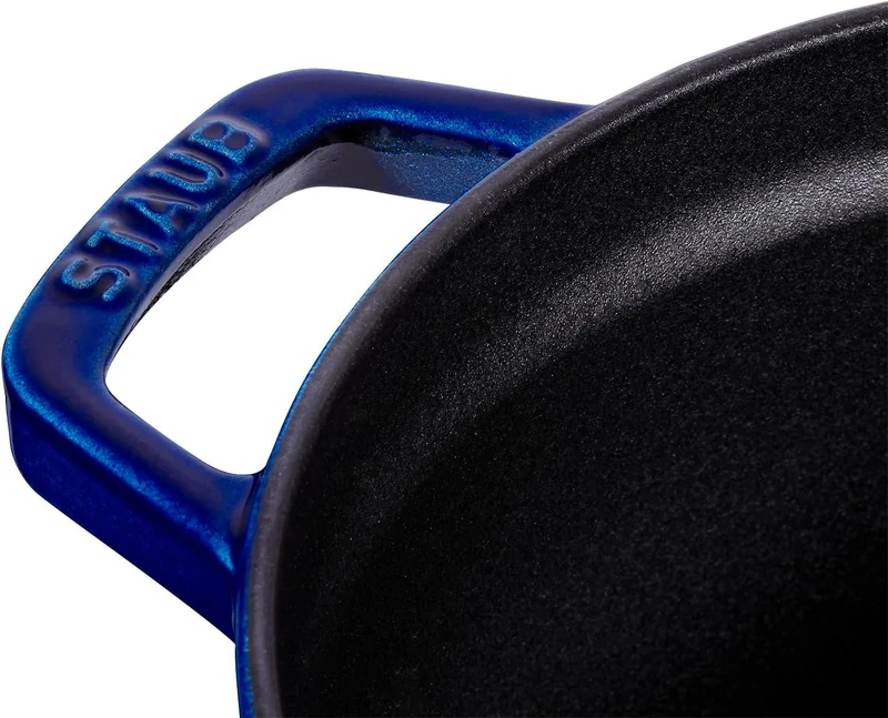 STAUB Gusseisen Bräter/Cocotte, Rund 30 cm, 8,35 L, Aromaregen Funktion, Für alle Herdarten geeignet