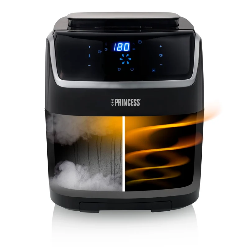 Princess Dampf-Heissluftfritteuse – 2-in-1 Dampfgarer & Airfryer – 62,2% weniger Energieverbrauch –
