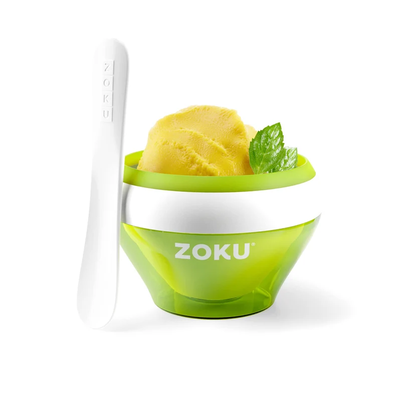 Zoku Ice Cream Maker Green - Ice cream - sorbet - frozen yoghurt in 10 minutes, Green