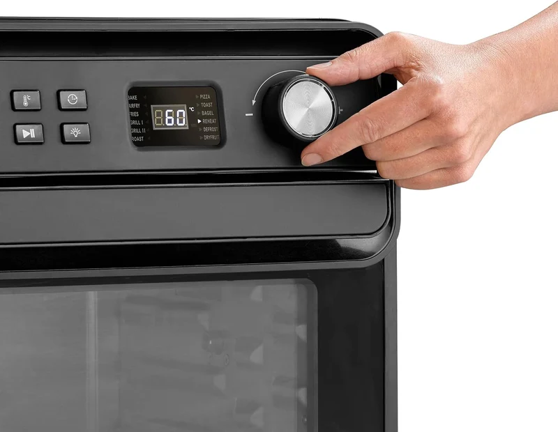 CASO AirFry Chef 1700 - Design Heissluftfritteuse, direkt startbereit ohne Aufheizen, 3 Einschubeben