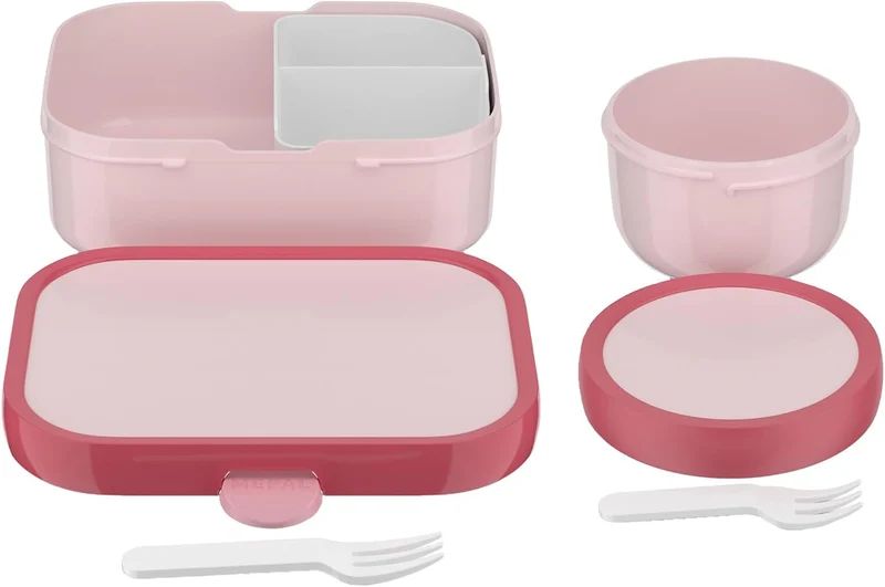 Mepal | Kinder Obst- und Bento Box | Campus meets Fruits | Spülmaschinenfest & BPA-frei | 300 & 750