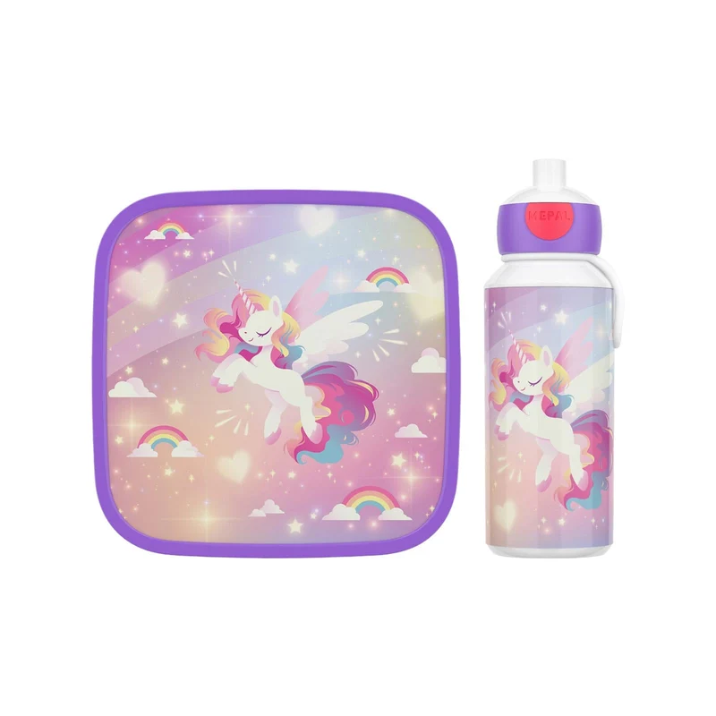 Mepal | Lunch-Set XL Campus | Bentobox gross & Trinkflasche | Spülmaschinenfest | 400 & 1300 ml | Mi