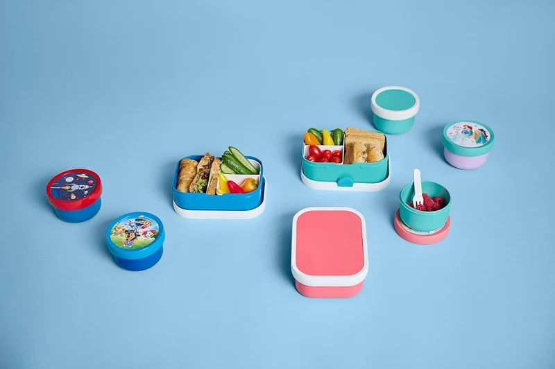Mepal - Pausenset Campus - Set für Kinder mit Pop-up Trinkflasche, Lunch Box & Obstbox - Lunch-Set f