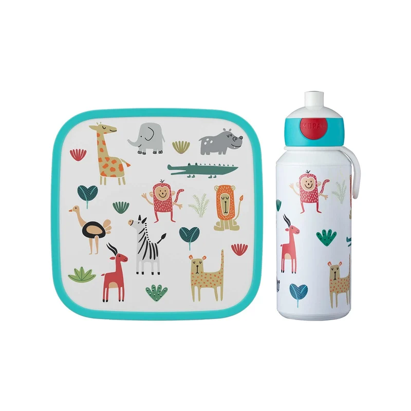 Mepal | Lunch-Set XL Campus | Bentobox gross & Trinkflasche | Spülmaschinenfest | 400 & 1300 ml | Mi