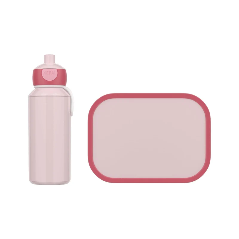 Mepal - Pausenset Campus - Set für Kinder mit Pop-up Trinkflasche & Lunch Box - Lunch-Set für die Sc