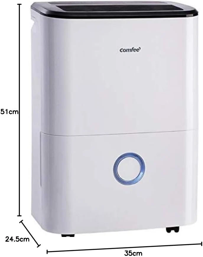 COMFEE' Luftentfeuchter 20L/Tag,Raumgrösse ca. 100m³(40m²),entfeuchter mit 3 Betriebsarten,24H Timer