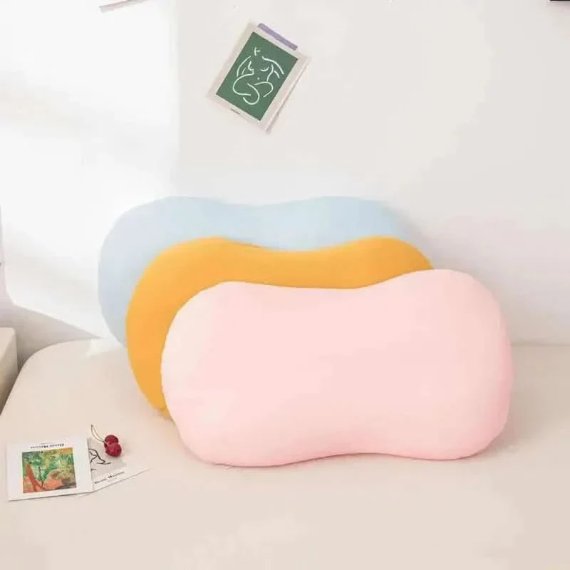 Ergonomisches Plüsch-Komfortkissen mit farbenfrohem Design für Nacken-, Rücken- und Armunterstützung